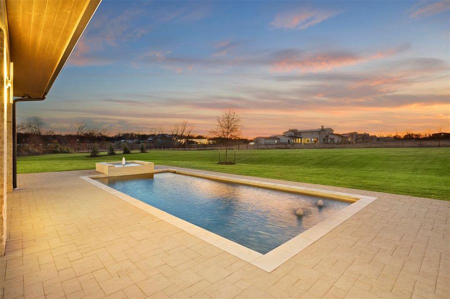 Sunsets are spectacular here...