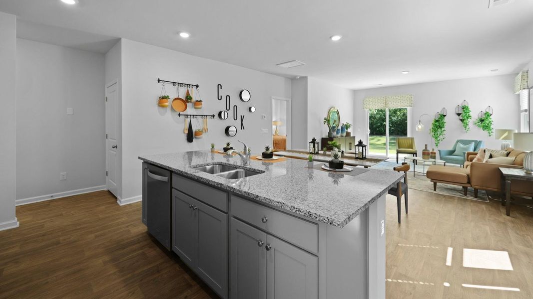 Furnished interior view inside a new home in Pine Hills at Cane Bay, Summerville (Image 25).