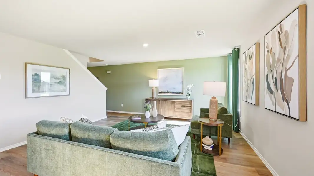 Furnished interior view inside a new home in Ponder Farms, Ponder (Image 12).