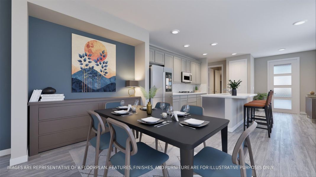 Furnished interior view inside a new home in La Segarra 40', Brookshire (Image 32). Furnished interior view inside a new home in La Segarra 40', Brookshire (Image 32).