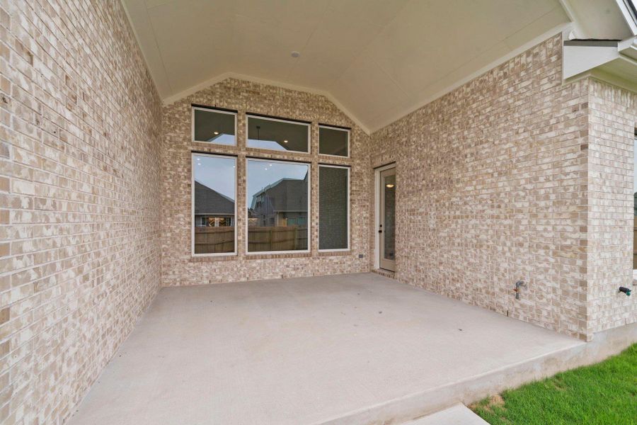Rear Covered Patio