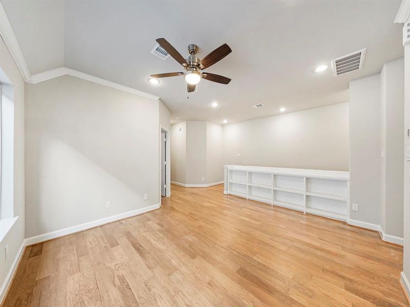 Another view of the Game Room! (Sample photos of a completed Chesapeake floor plan. The image may feature alternative selections and/or upgrades.)