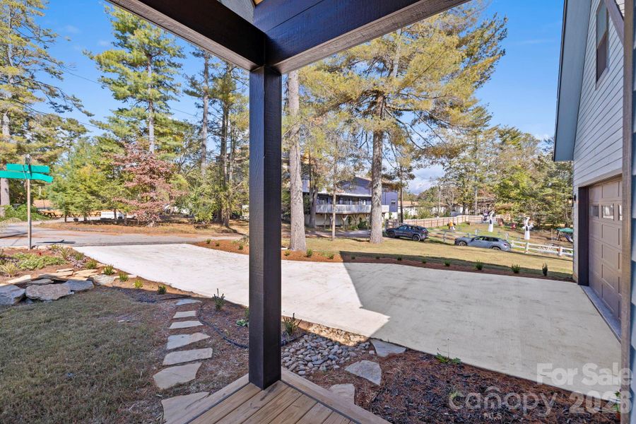 Exterior details and patio area of a home in , Hendersonville (Image 3).