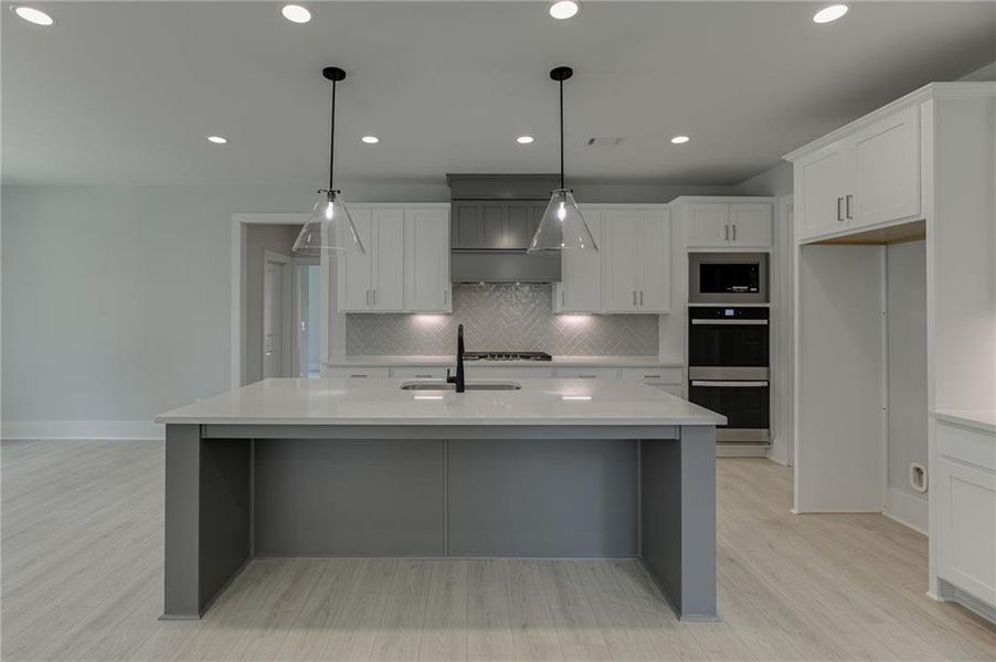 Furnished interior view inside a new home in , Buford (Image 16).