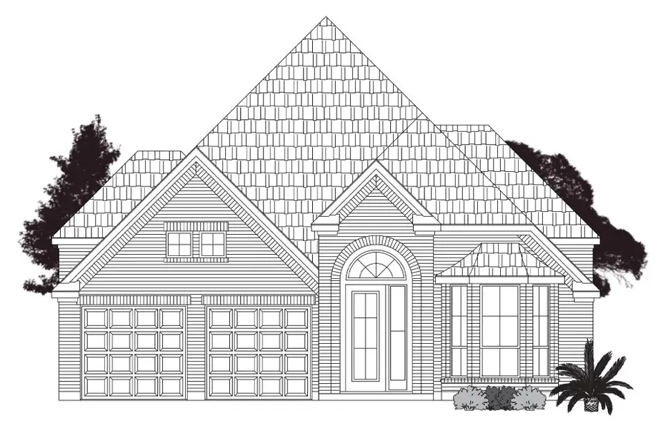 Exterior rendering of this home design in , Cypress, TX (Image 3).