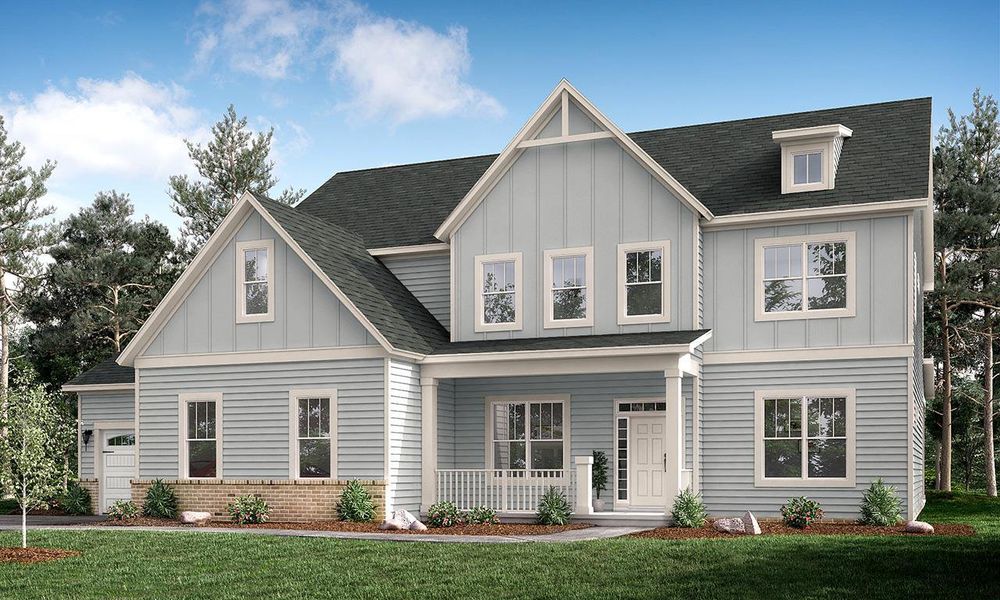 Representative exterior photo of a completed home built from the Harvard by Greybrook Homes in Shepherds Trace, Clover, SC (Image 35). Representative exterior photo of a completed home built from the Harvard by Greybrook Homes in Shepherds Trace, Clover, SC (Image 35).