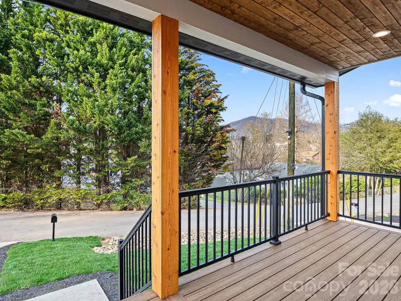 Exterior details and patio area of a home in , Asheville (Image 29). Exterior details and patio area of a home in , Asheville (Image 29).