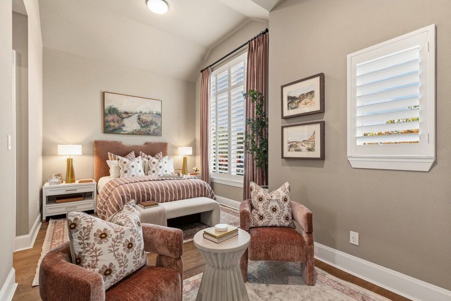 Representative Secondary Bedroom - some options shown Representative Secondary Bedroom - some options shown