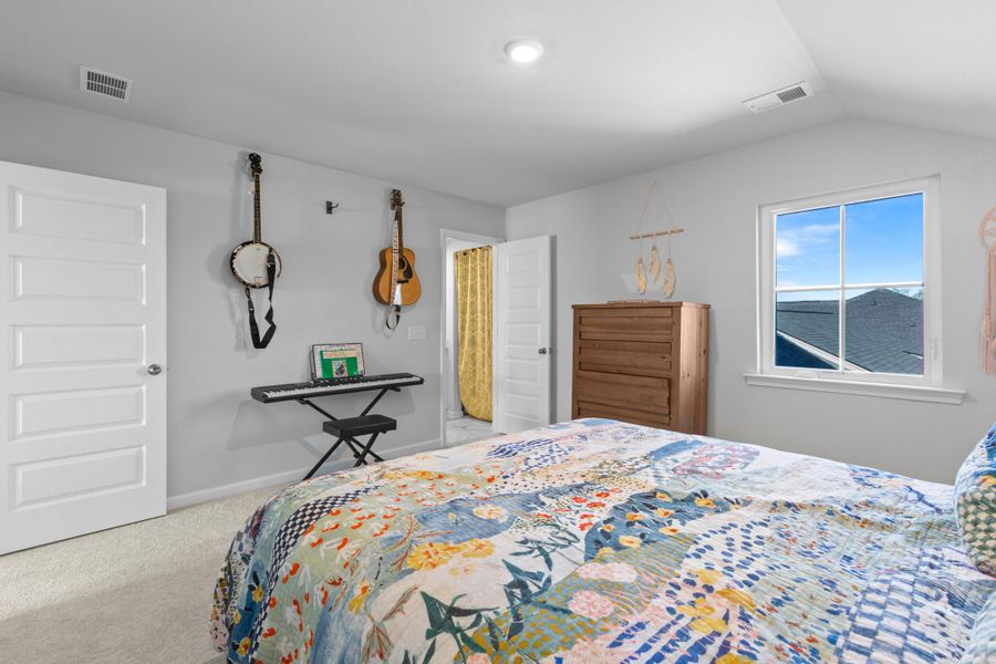 Furnished interior view inside a new home in Sweetgrass at Summers Corner, Summerville (Image 39).