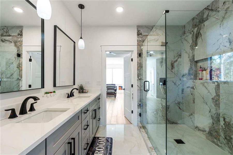 Furnished interior view inside a new home in , Lawrenceville (Image 37).