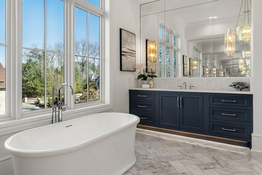 Furnished interior view inside a new home in , Milton (Image 50).