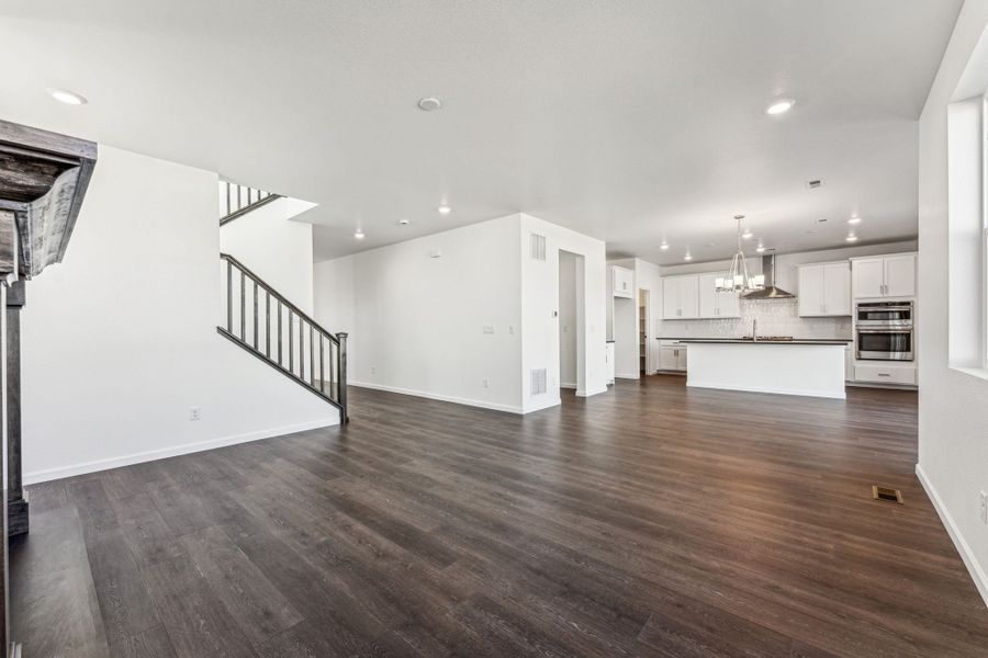 Representative unfurnished interior of a home built from the Sedalia by Taylor Morrison in Trailstone, Arvada (Image 21).