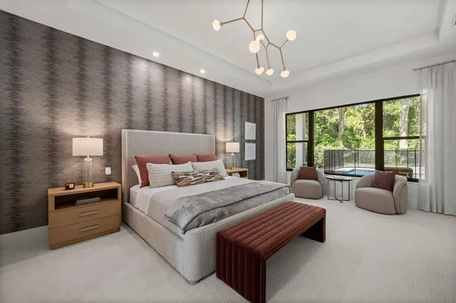 Furnished interior view inside a new home in , Ocala (Image 13).