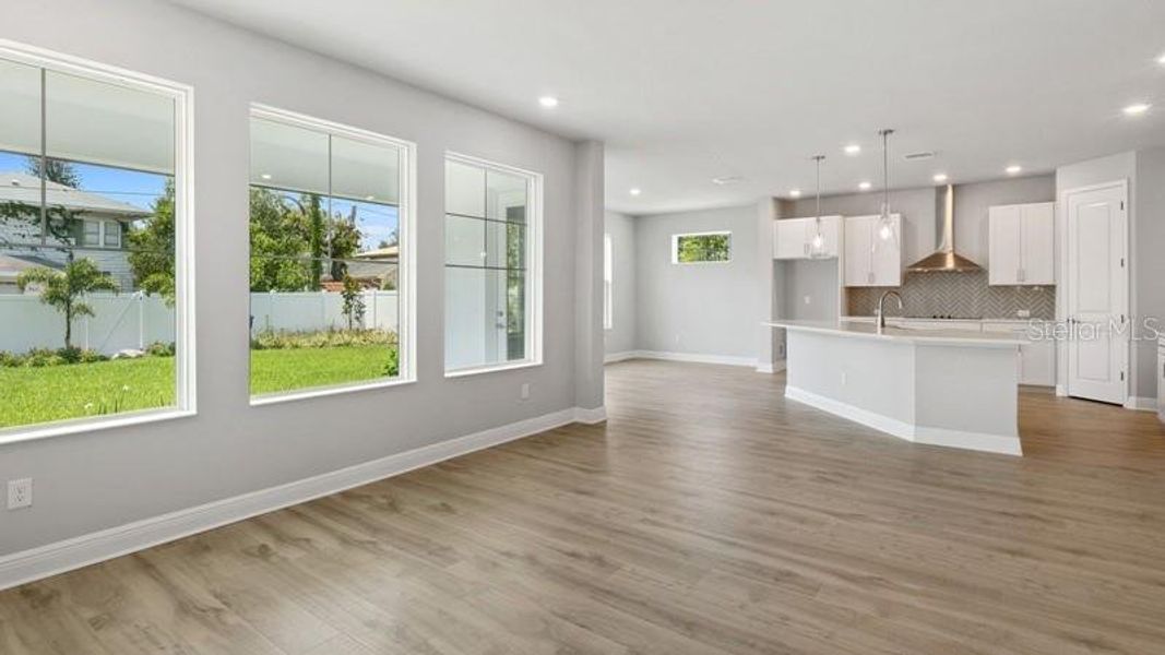 Family Room & Kitchen **Photos are of a Similar Home