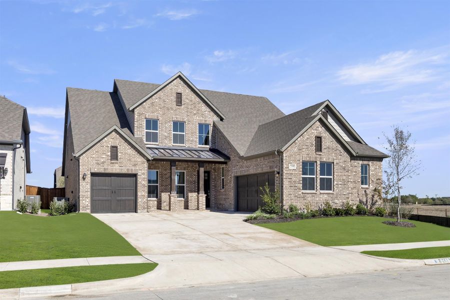 Representative exterior photo of a completed home built from the Louis - 70 ft Home Site by Rockwell Homes in Nelson Lake Estates, Rockwall, TX (Image 28). Representative exterior photo of a completed home built from the Louis - 70 ft Home Site by Rockwell Homes in Nelson Lake Estates, Rockwall, TX (Image 28).