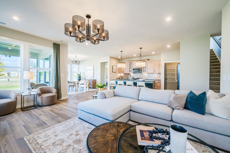 Representative furnished interior of a home built from the Camden by Fischer Homes in Easton Park, Dallas (Image 17).