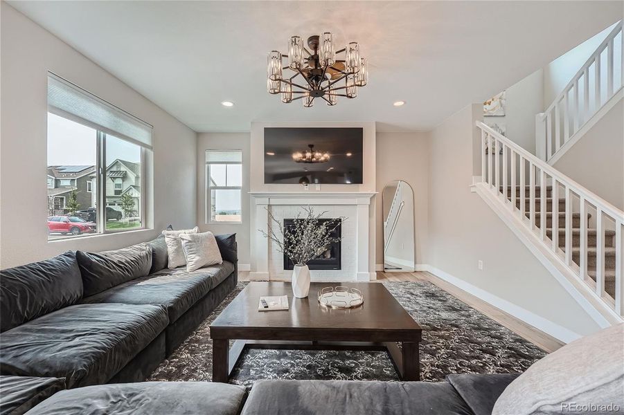 Furnished interior view inside a new home in Morgan Hill, Erie (Image 5).