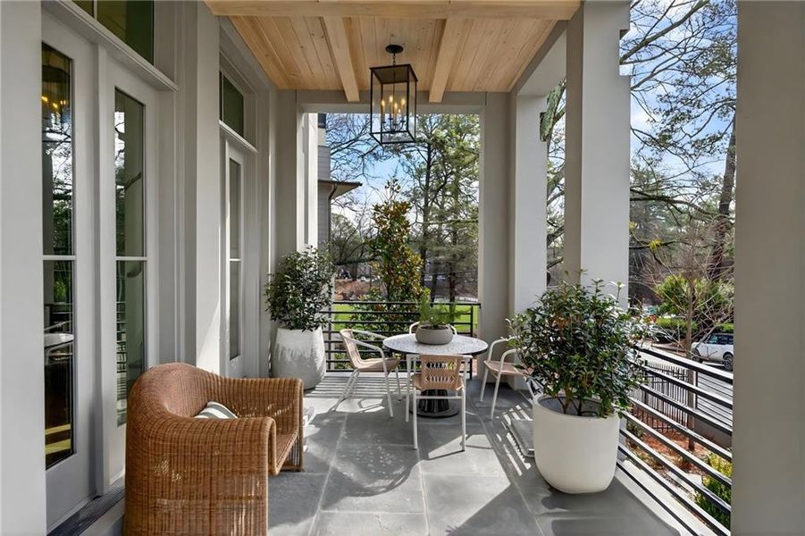Exterior details and patio area of a home in Delmont, Atlanta (Image 22). Exterior details and patio area of a home in Delmont, Atlanta (Image 22).