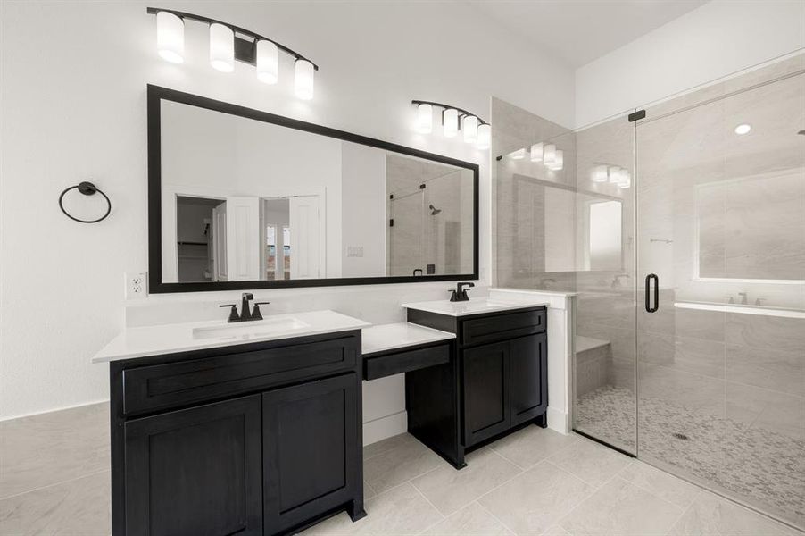 Furnished interior view inside a new home in Shady Valley Estates, Midlothian (Image 13).
