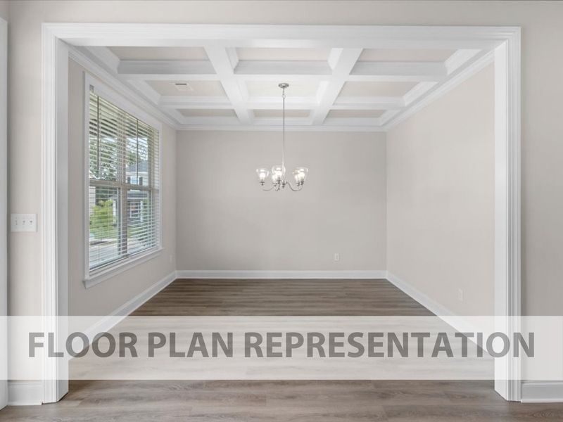 Representative unfurnished interior of a home built from the Stapleton by Ivey Homes in Tillery Park, Grovetown (Image 14).