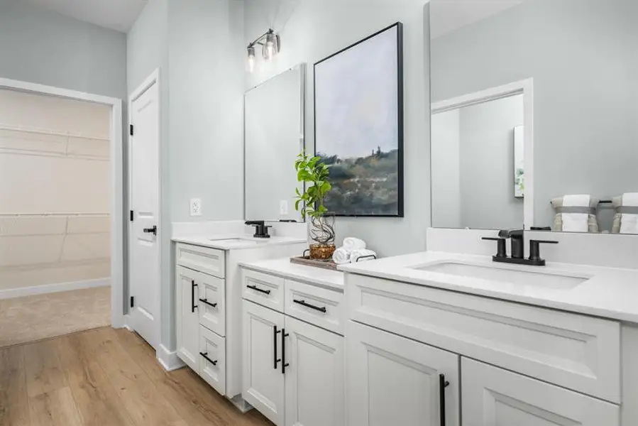 Representative furnished interior of a home built from the Caroline by Ryan Homes in Afton Arbors, Charlotte (Image 17).