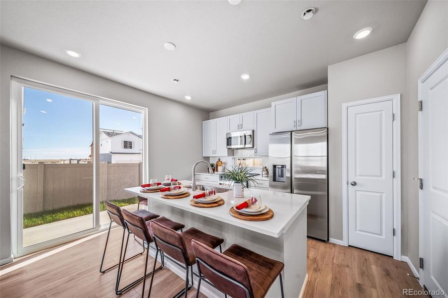 Furnished interior view inside a new home in Muegge Farms, Bennett (Image 35).