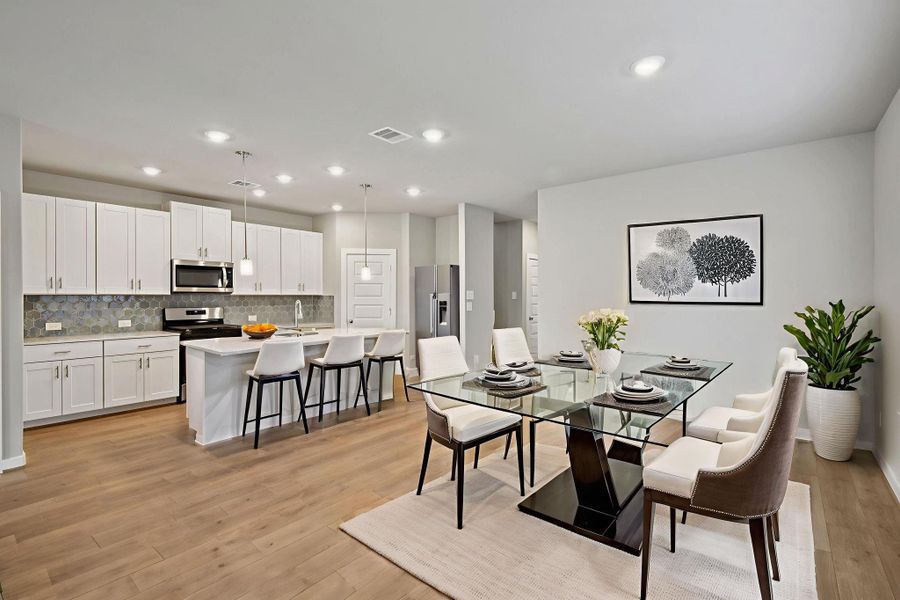 Photo is not of the actual home, but is an inspirational photo of builder’s model home and may depict options, furnishings, and/or decorator features that are not included