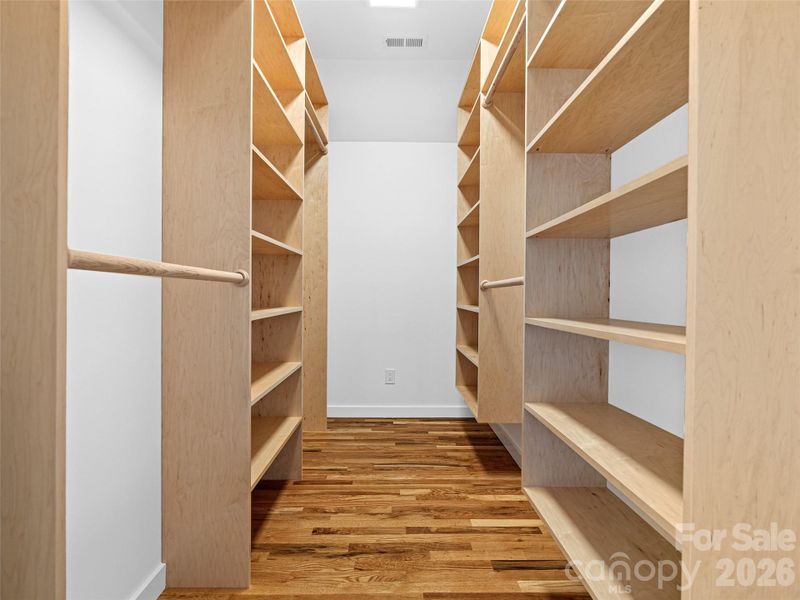 Primary Walk-in Closet