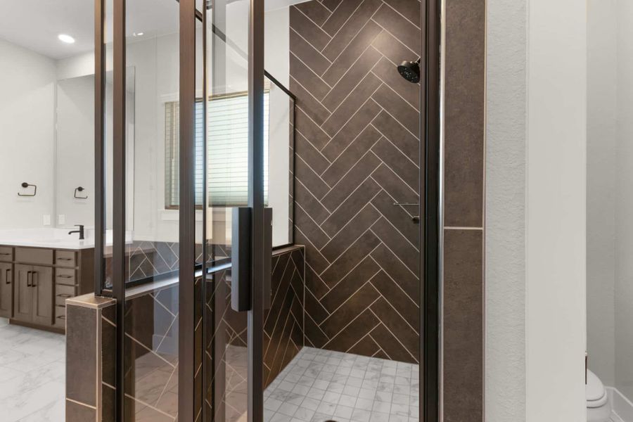 Furnished interior view inside a new home in The Grove at Blackhawk, Pflugerville (Image 14).