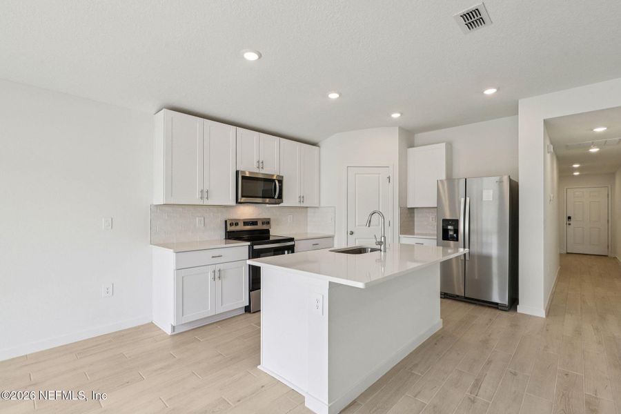 Furnished interior view inside a new home in Kings Preserve, Jacksonville (Image 8).