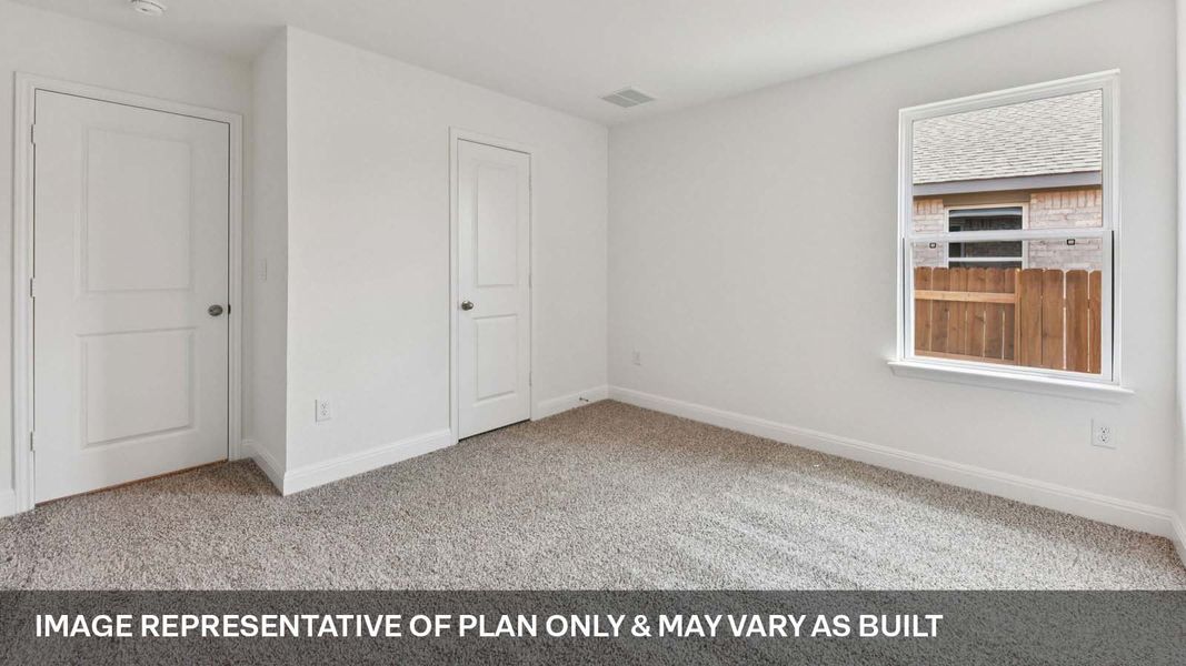 Representative unfurnished interior of a home built from the The Fairfield by D.R. Horton in Riverview, Georgetown (Image 24).