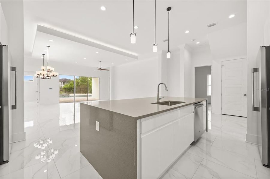 Furnished interior view inside a new home in , Kissimmee (Image 11).