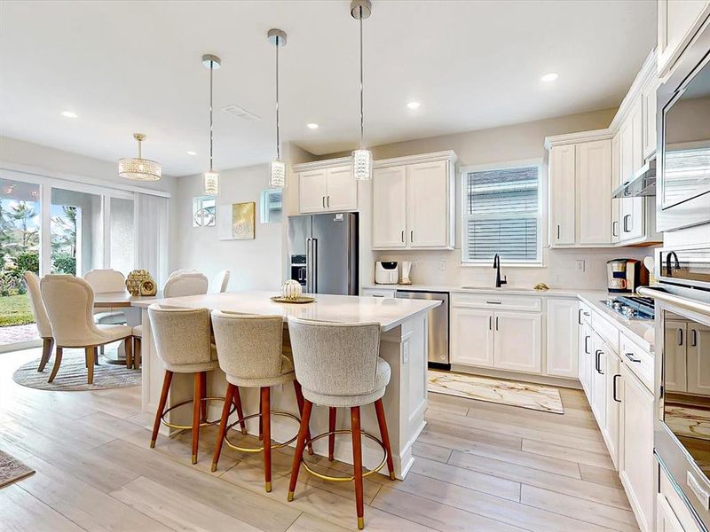 Furnished interior view inside a new home in Del Webb Sunbridge, St. Cloud (Image 12).