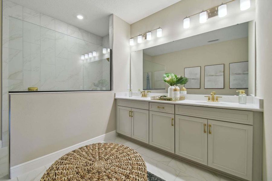 Representative furnished interior of a home built from the Sebastian by William Ryan Homes in The Sanctuary – Royal Collection, Punta Gorda (Image 33).