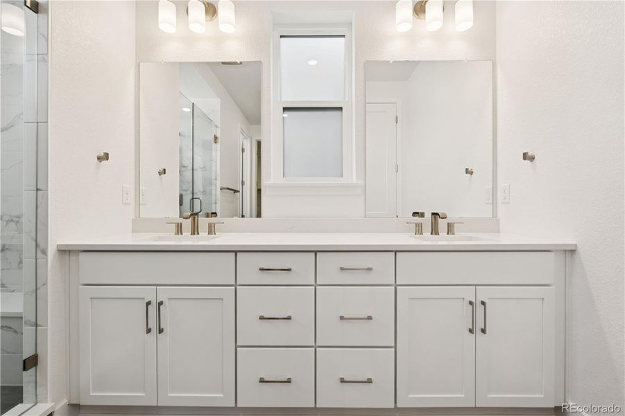 Furnished interior view inside a new home in Storytellers at Lyric, Lone Tree (Image 34).