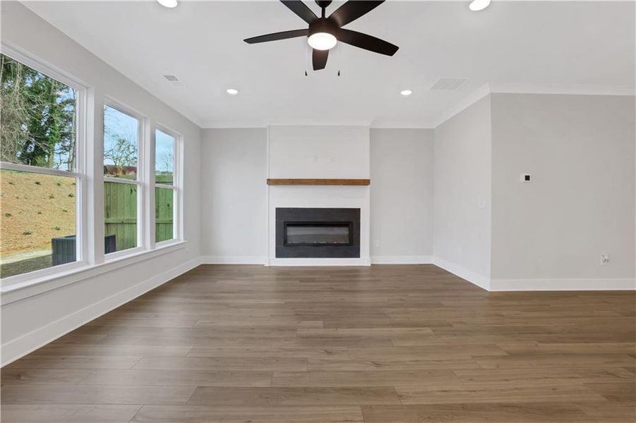 Spacious, unfurnished interior of a new home in , Dawsonville (Image 24).