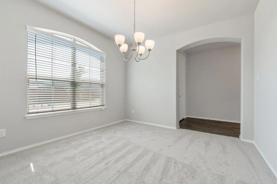 Dining Room | Concept 2870 at Chisholm Hills in Cleburne, TX by Landsea Homes