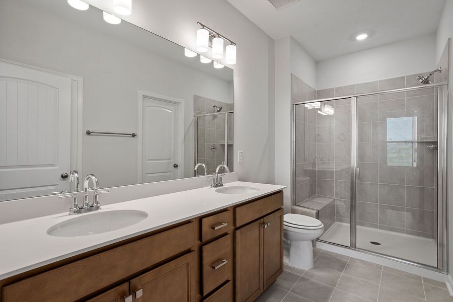 Furnished interior view inside a new home in Ovation at Sweetbrier, Durham (Image 11).