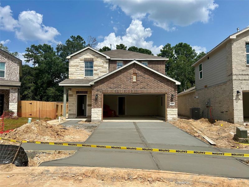 In-progress construction of a new home in The Lakes at Black Oak Villas, Magnolia, TX (Image 19). In-progress construction of a new home in The Lakes at Black Oak Villas, Magnolia, TX (Image 19).
