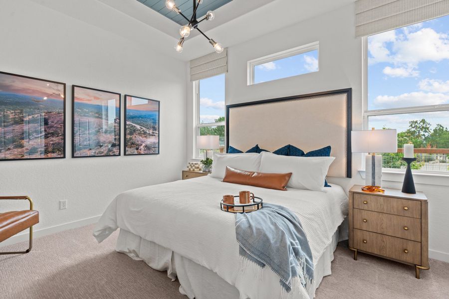 Furnished interior view inside a new home in The Crossvine – Garden Homes, Schertz (Image 15).