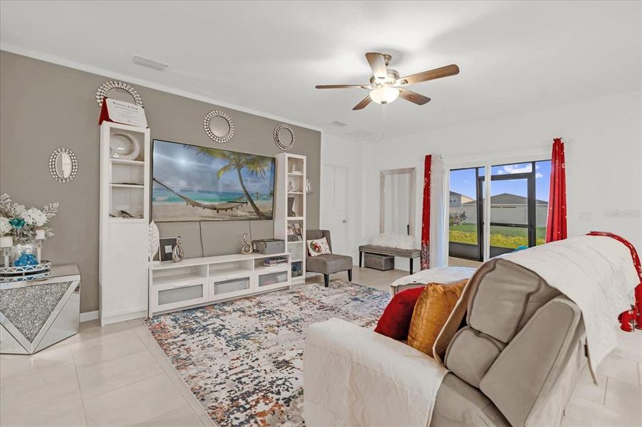 Furnished interior view inside a new home in Hammock Reserve, Haines City (Image 26).