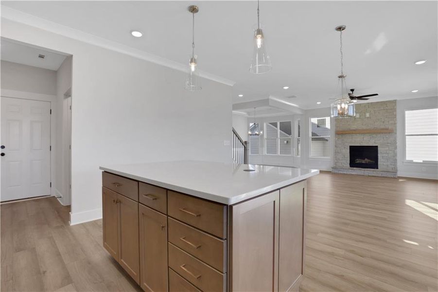Furnished interior view inside a new home in Twin Lakes, Hoschton (Image 9).