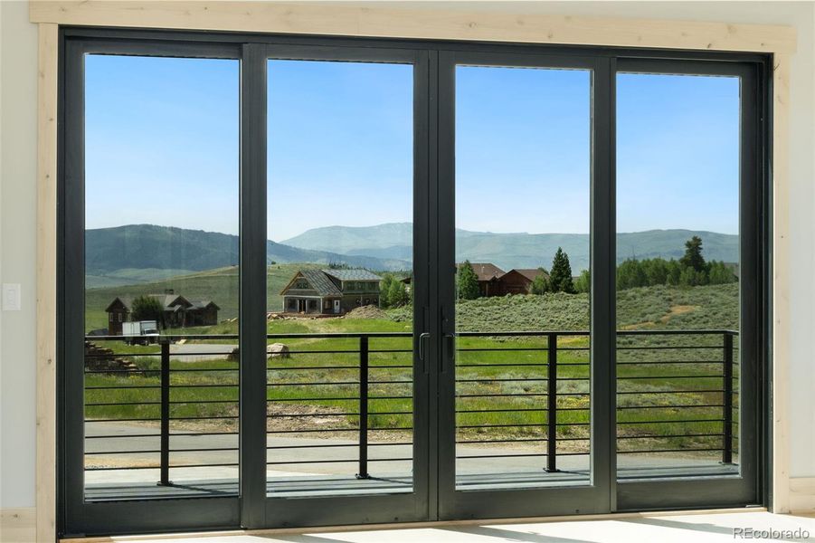 Floor to ceiling windows