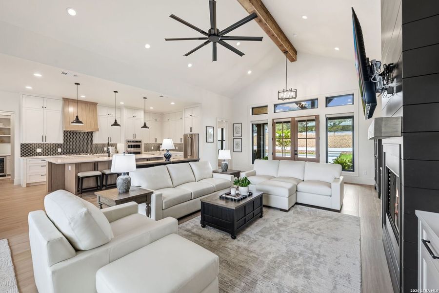 Furnished interior view inside a new home in , New Braunfels (Image 13).