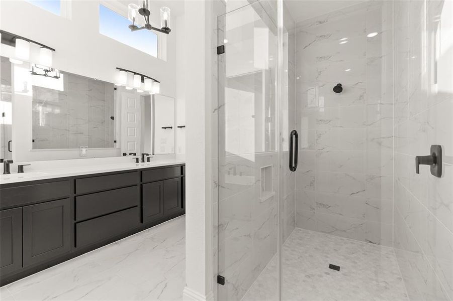 Furnished interior view inside a new home in Fulshear Lakes, Fulshear (Image 13). Furnished interior view inside a new home in Fulshear Lakes, Fulshear (Image 13).