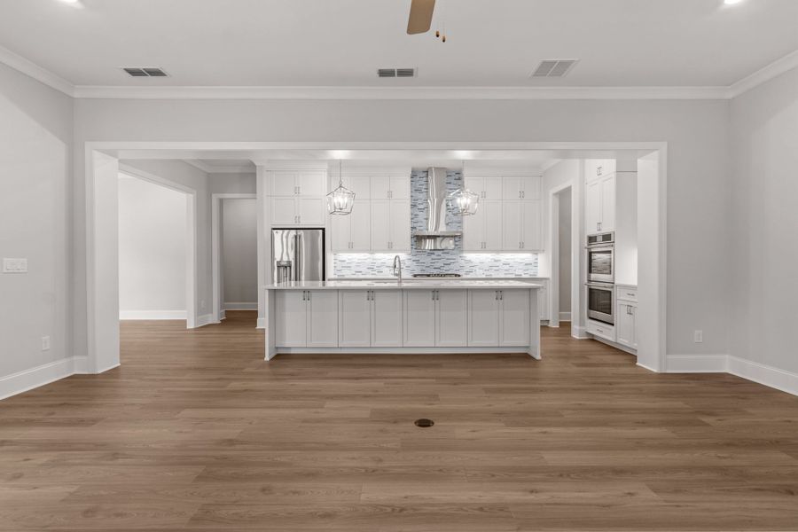 Representative unfurnished interior of a home built from the The Danville by The Providence Group in Bellwyn, Alpharetta (Image 35).