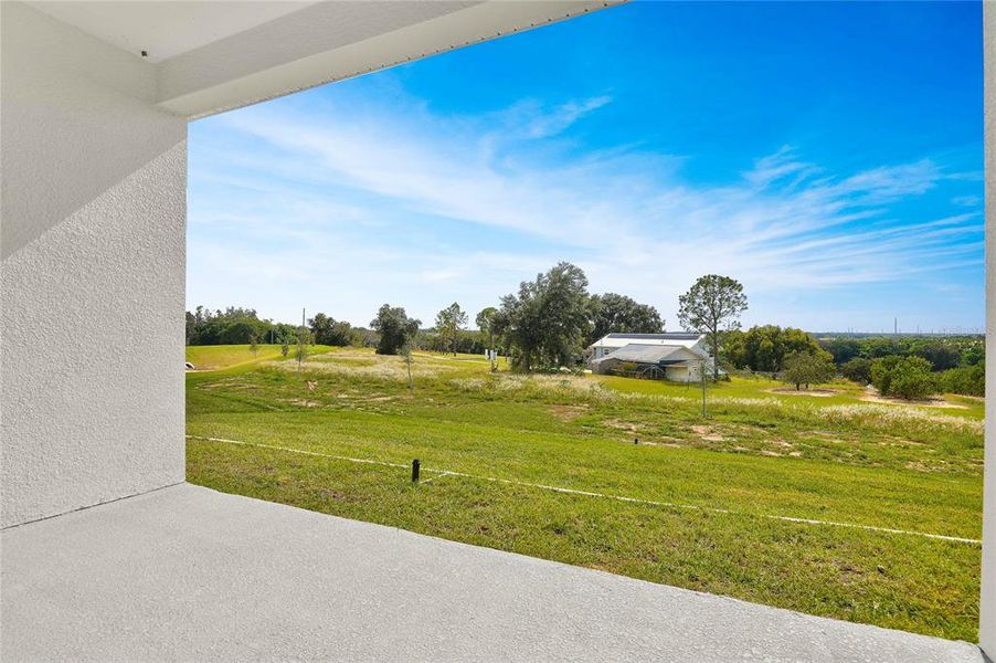 Exterior details and patio area of a home in Seasons at Bella Vista, Dundee (Image 17).