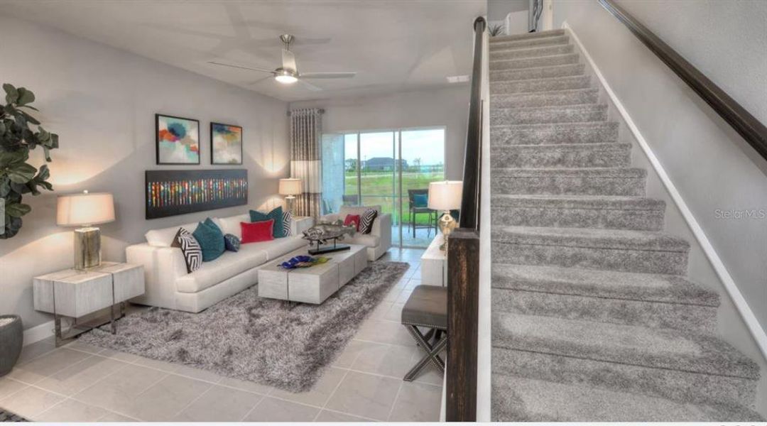 Furnished interior view inside a new home in Westlake Townhomes, Ormond Beach (Image 11).