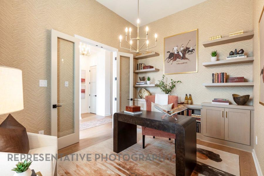 Furnished interior view inside a new home in Parten, Austin (Image 26).