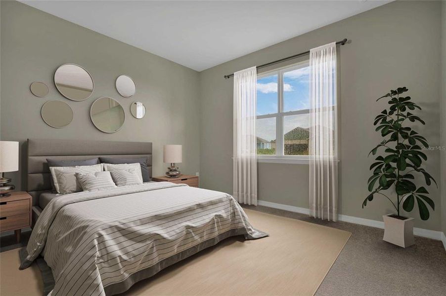 Furnished interior view inside a new home in Village at Windsor Reserve, Eagle Lake (Image 27). Furnished interior view inside a new home in Village at Windsor Reserve, Eagle Lake (Image 27).